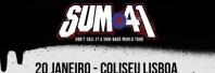 Reportagem Sum 41 em Lisboa